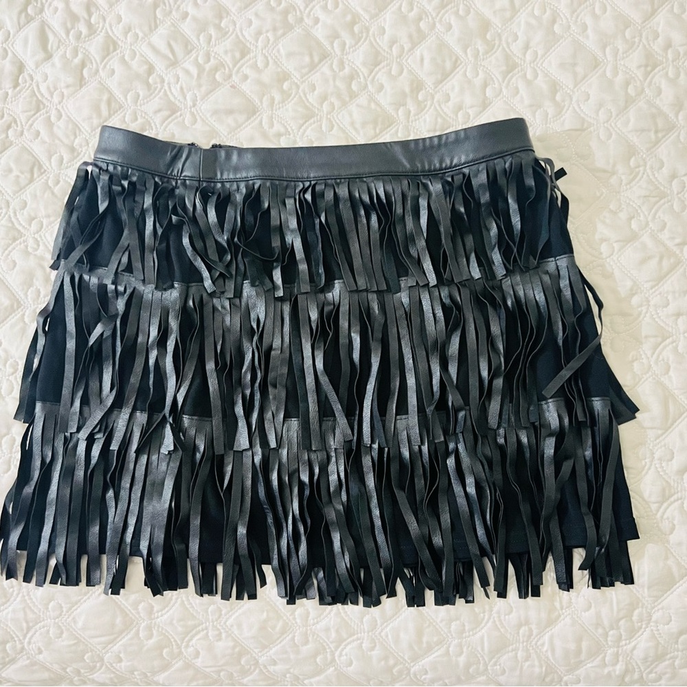 Scrappy mini skirt
